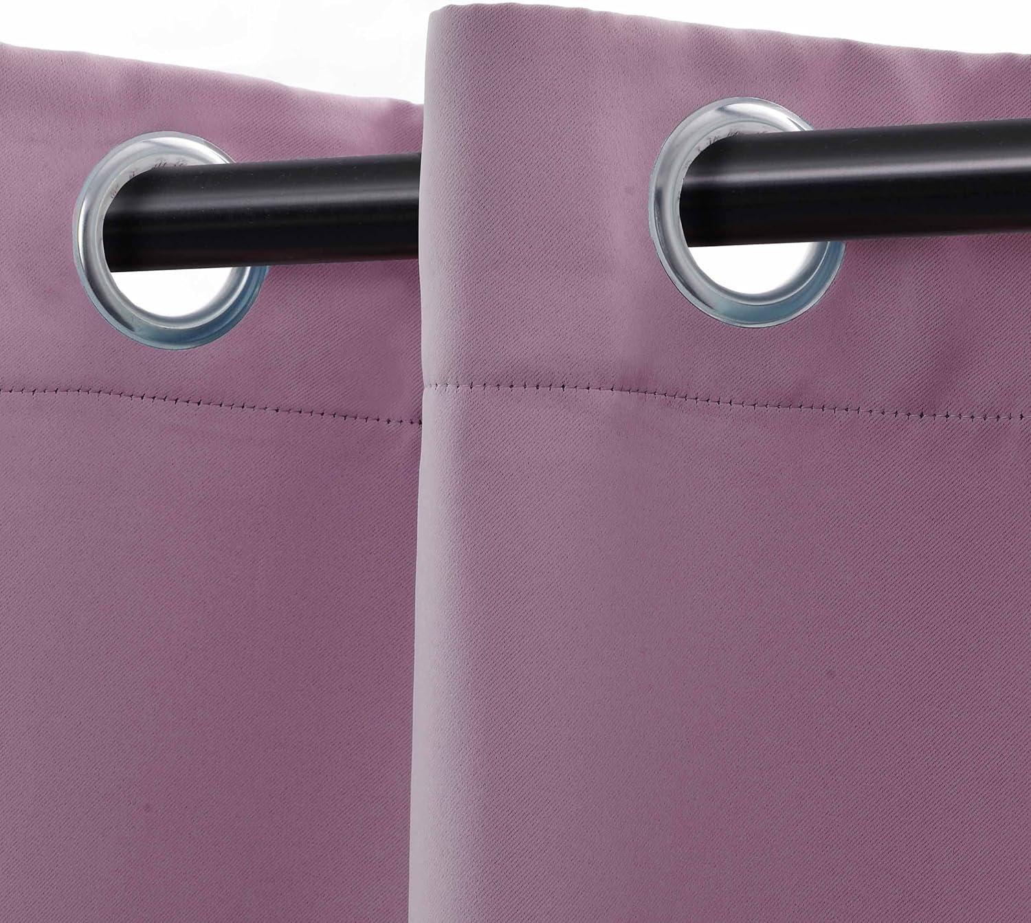 Superior Bertrand Solid Modern Room Darkening Curtain Panel (Set of 2)
