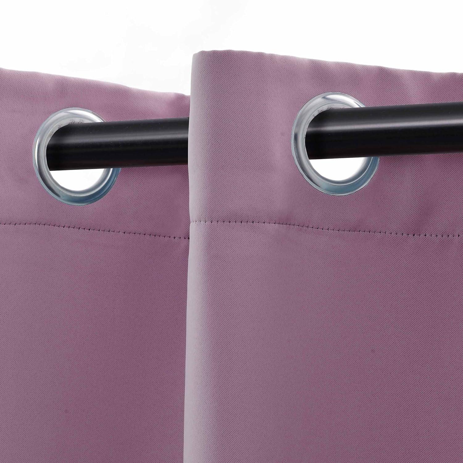 Superior Bertrand Solid Modern Room Darkening Curtain Panel (Set of 2)
