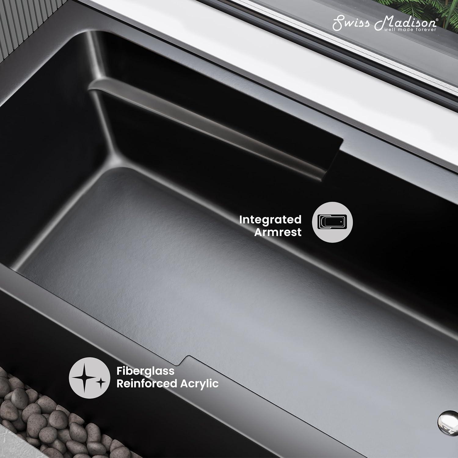 Voltaire 60" x 32" Alcove Bathtub with Apron