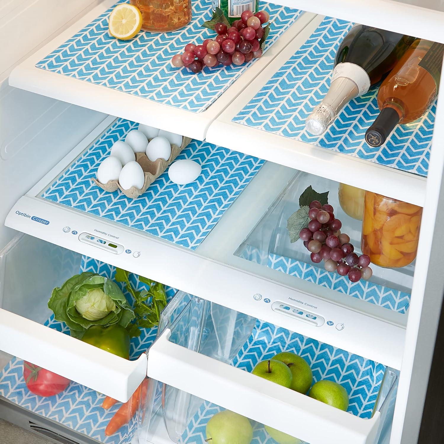 Design Imports Herringbone Print Liner (Set of 6)