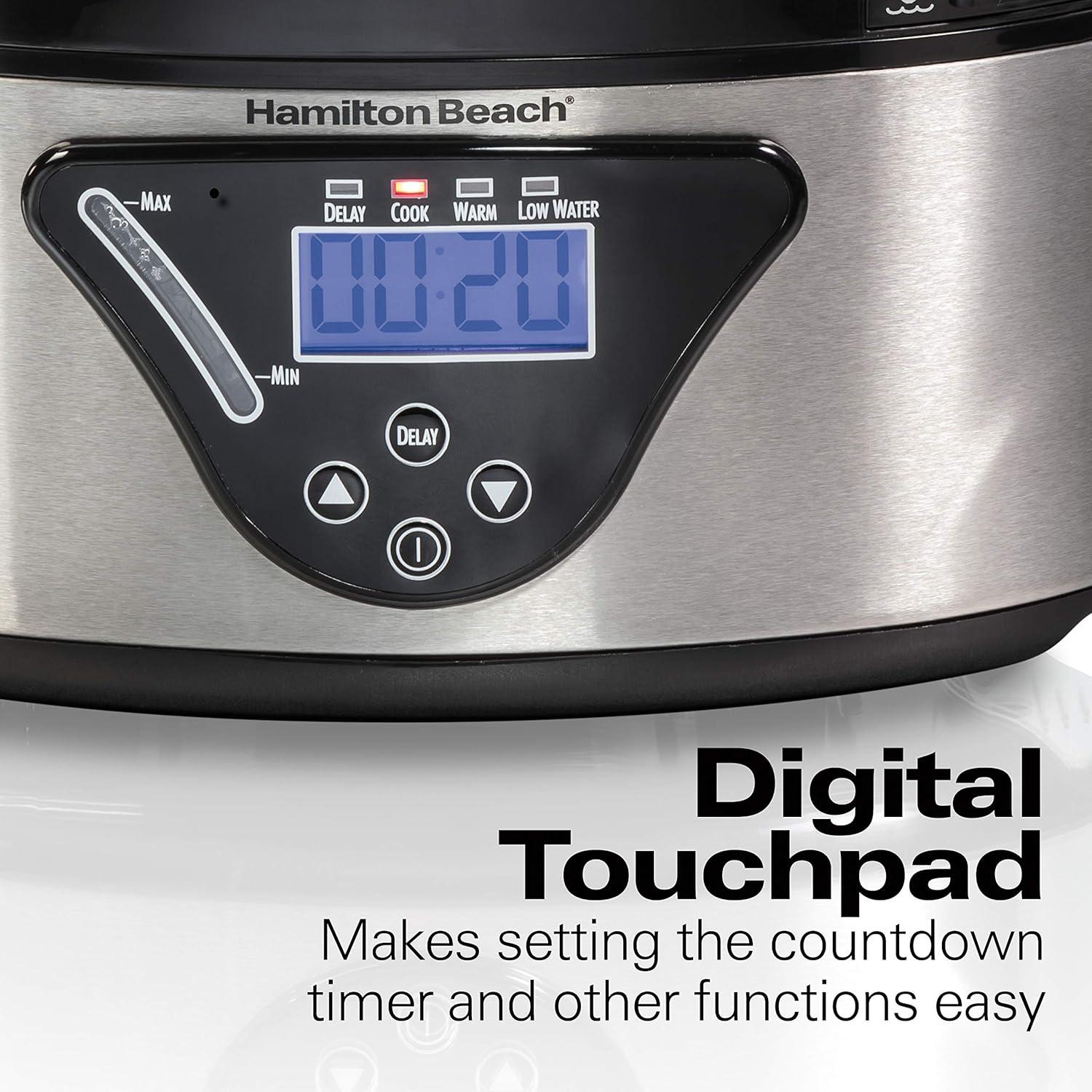 Hamilton Beach 5.5 Quart Digital Steamer