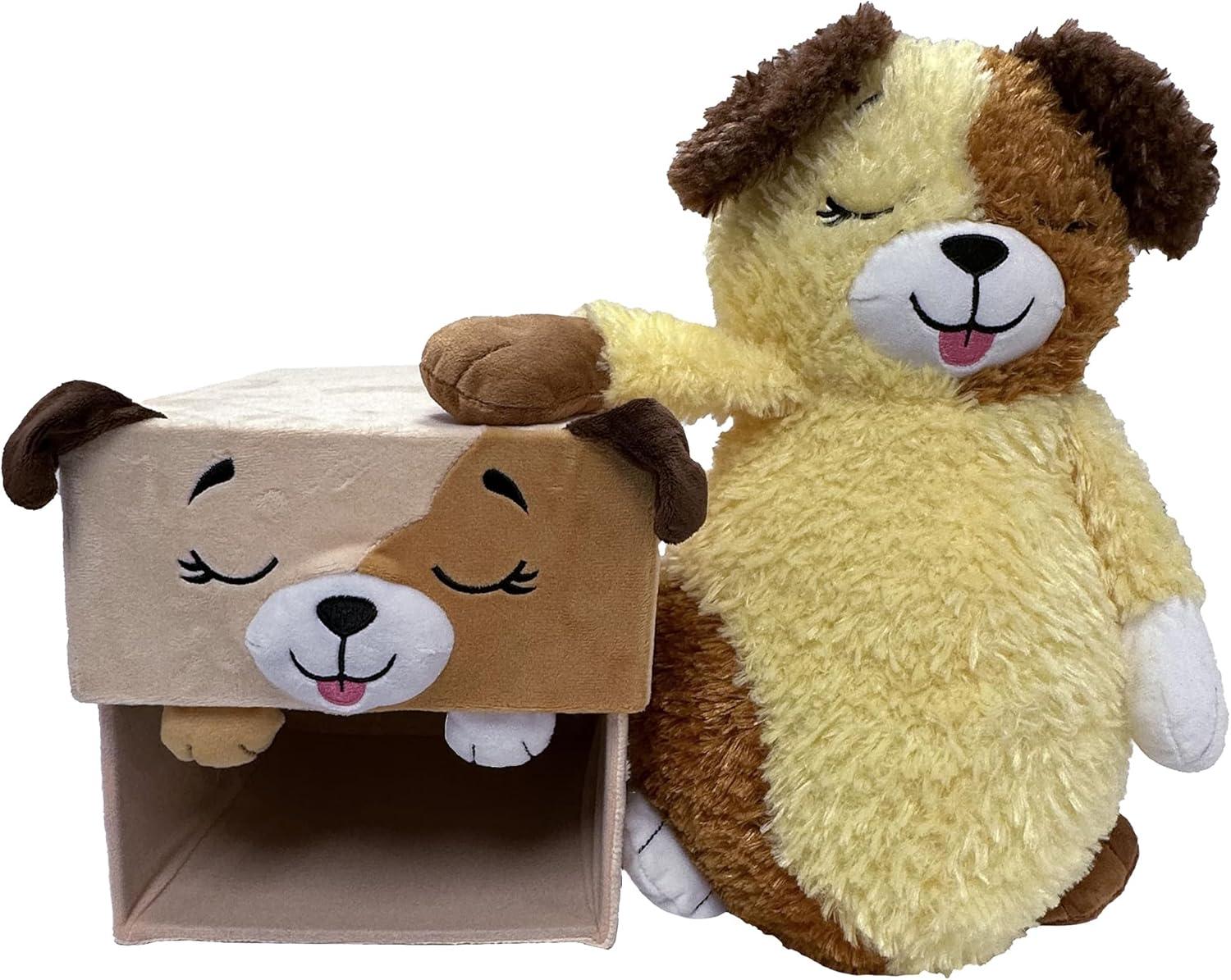 Happy Nappers: Adorable Storables - Dog - Tan & Brown - 8” Ages 1+