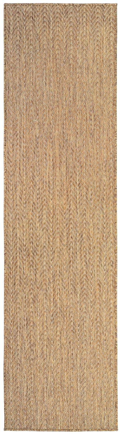 Nourison Horizon Indoor/Outdoor 2' x 6' Natural Modern Rug