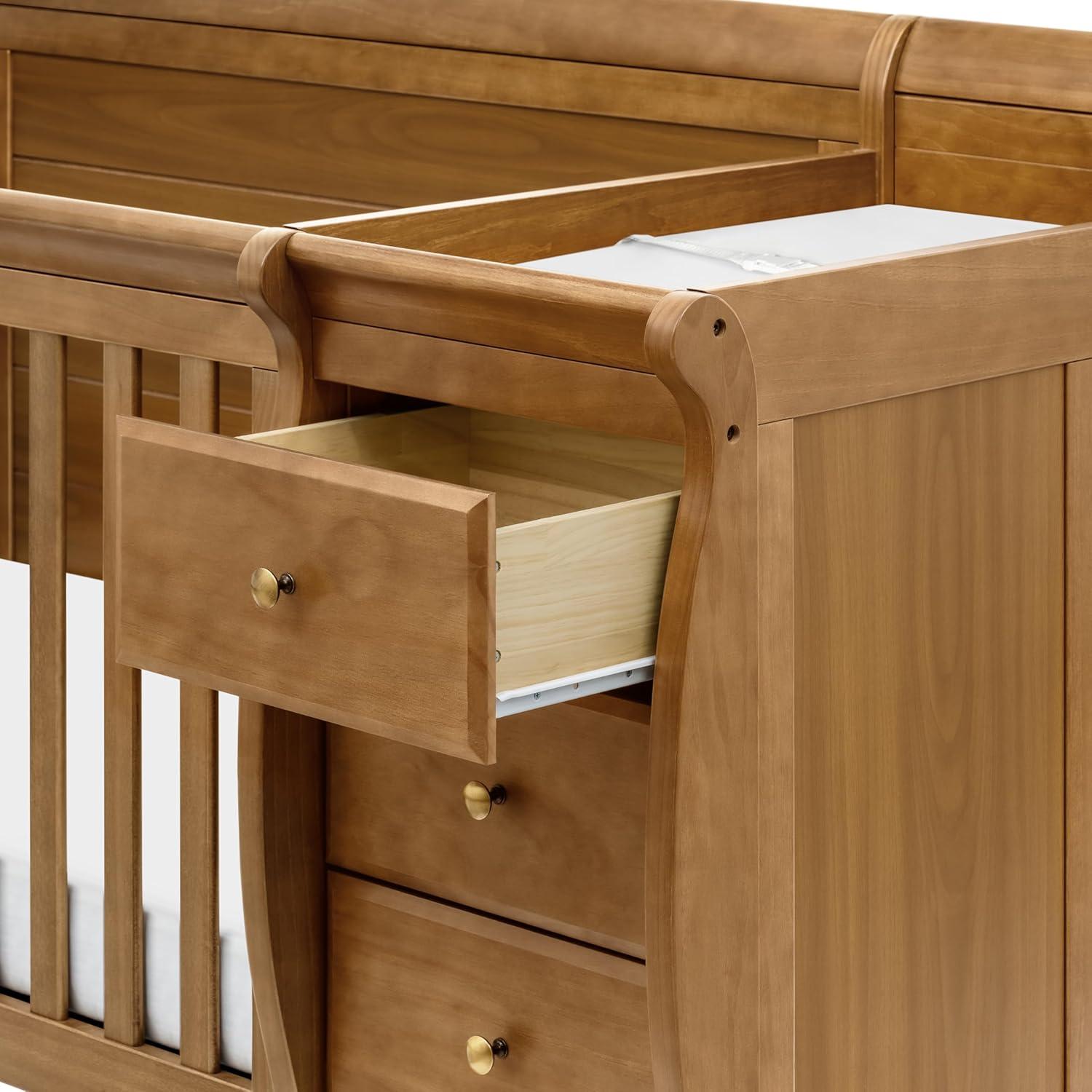 DaVinci Kalani 4-in-1 Convertible Crib & Changer - Chestnut