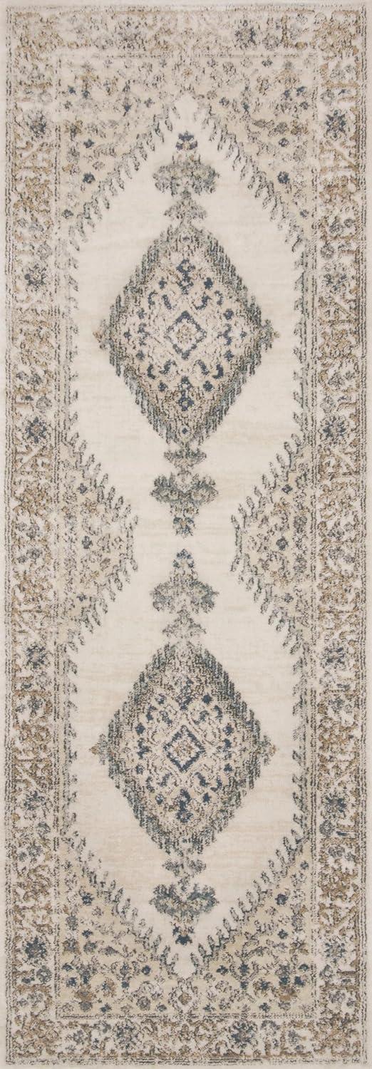 Loloi Teagan Oatmeal / Ivory 11'-6" x 15' Area Rug