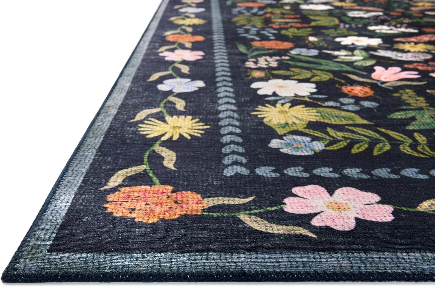 Rifle Paper Co. x Loloi Canopy Black Area Rug