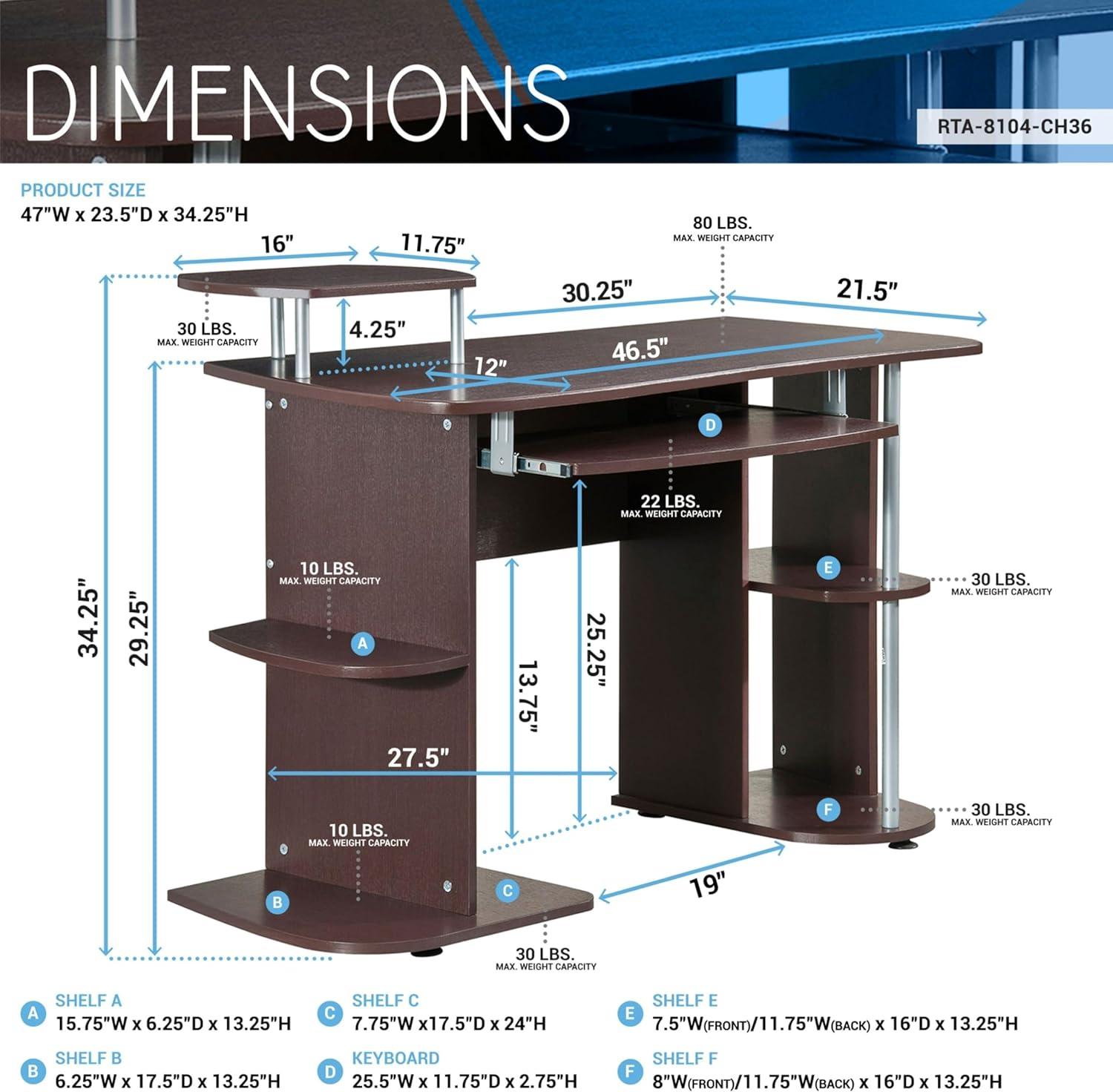 Anara 47'' Desk