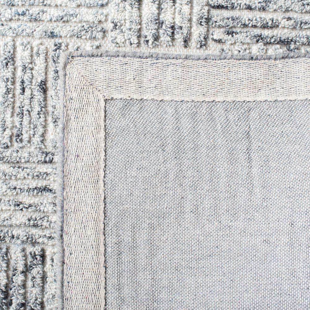 Micro-Loop MLP976 Hand Tufted Indoor Area Rug - Grey - 4'x6'- Safavieh