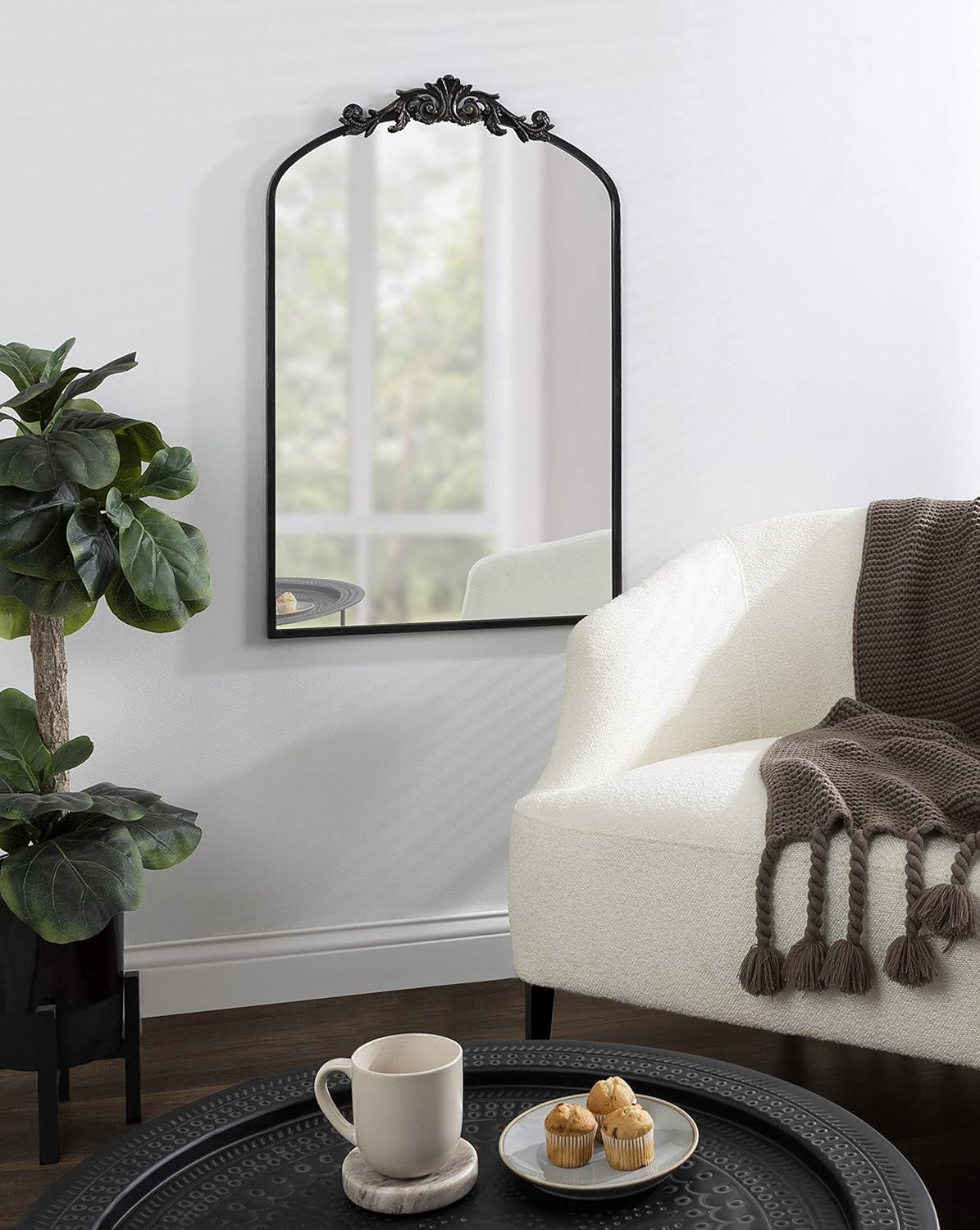 Fleur De Lis Living Stonington Metal Arch Mirror