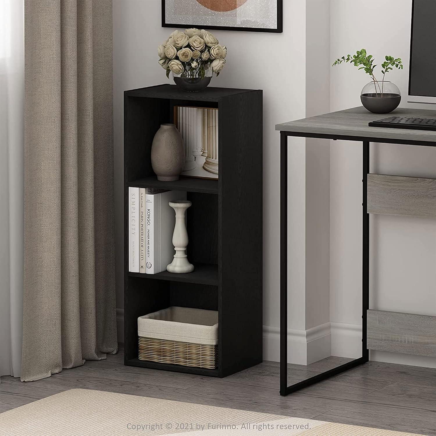 Blackwood 3-Tier Open Shelf Bookcase