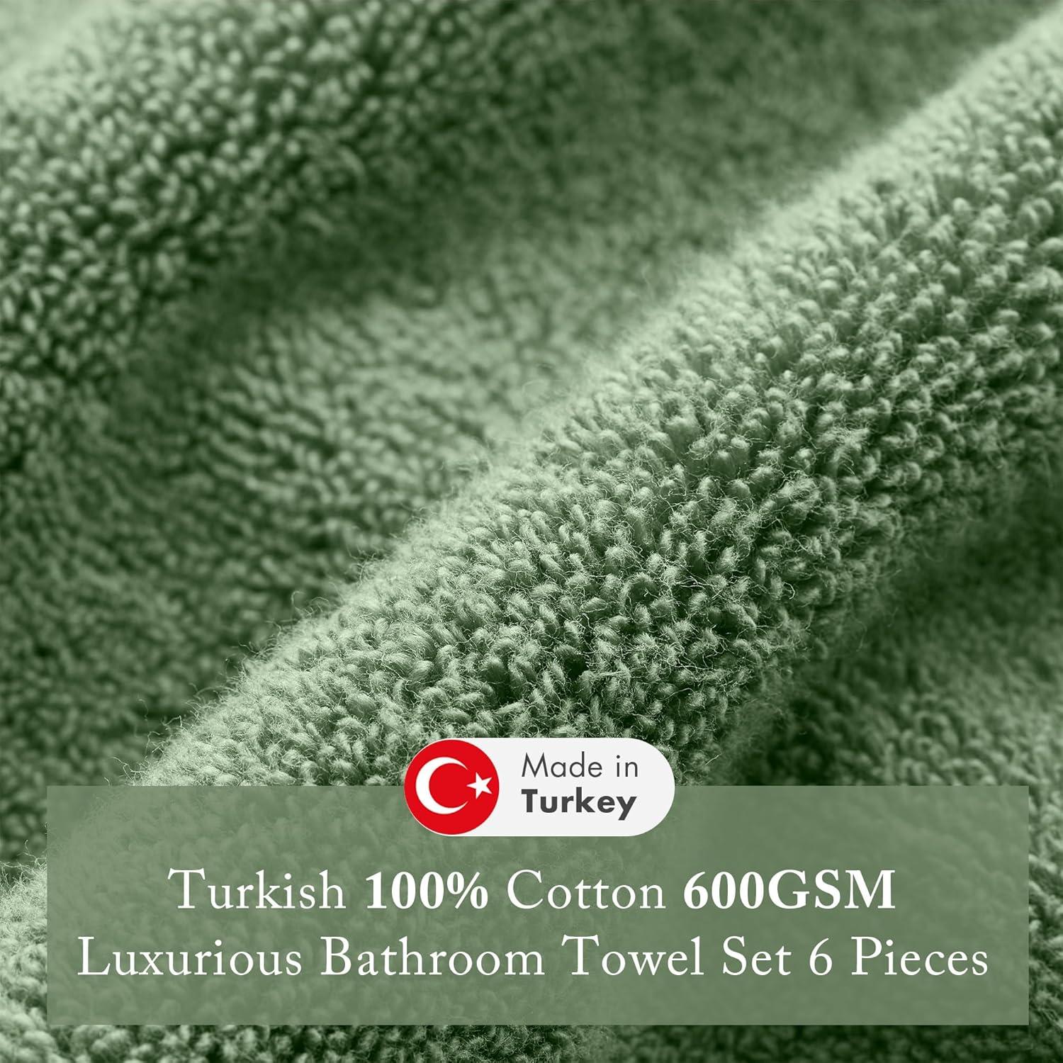 Turkish 100% Cotton Oversized Towel Set