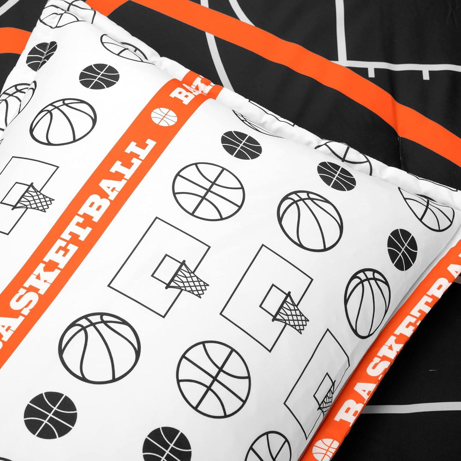 Kids' Basketball Game Reversible Oversized Comforter - Lush Décor