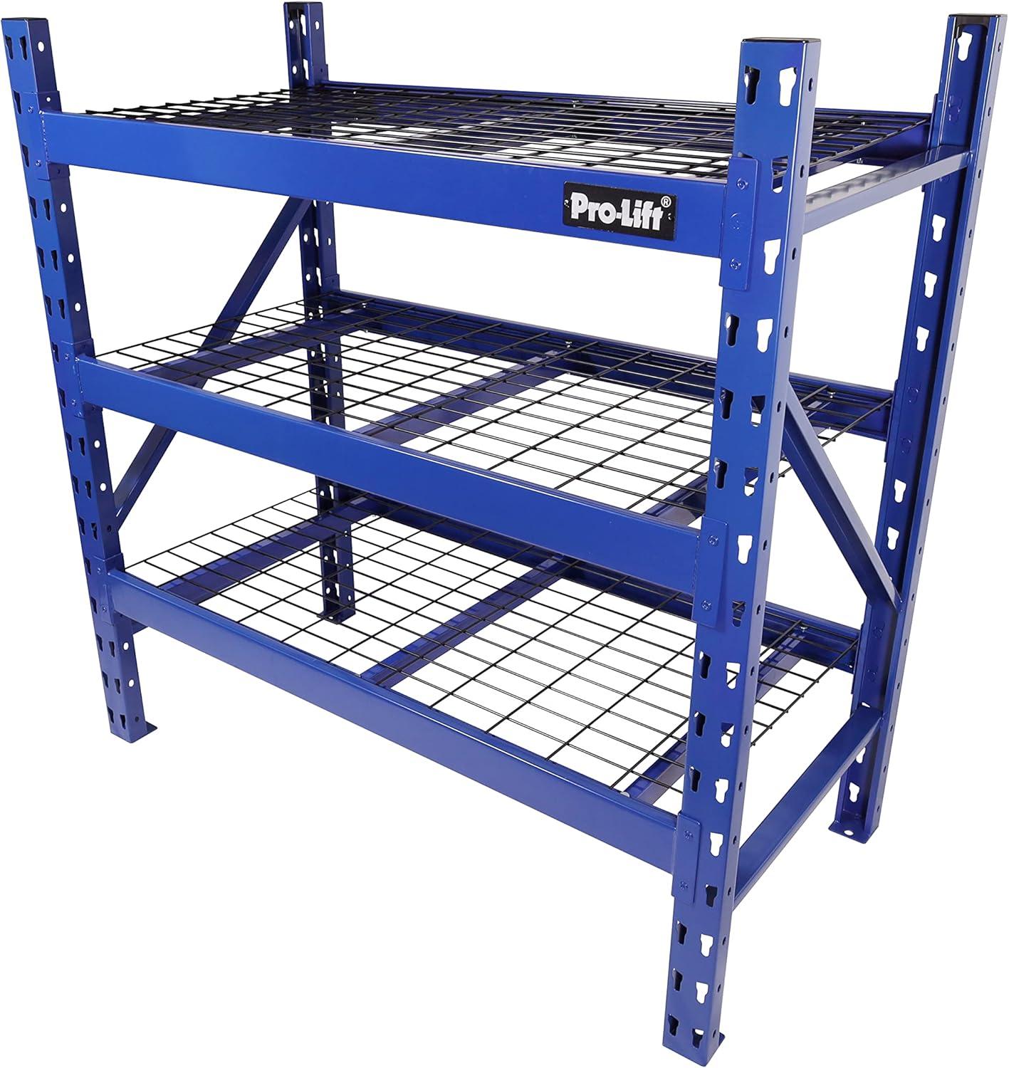 Pro-Lift Heavy Duty 3-Tier Garage Storage Shelves - 3000 lbs Capacity