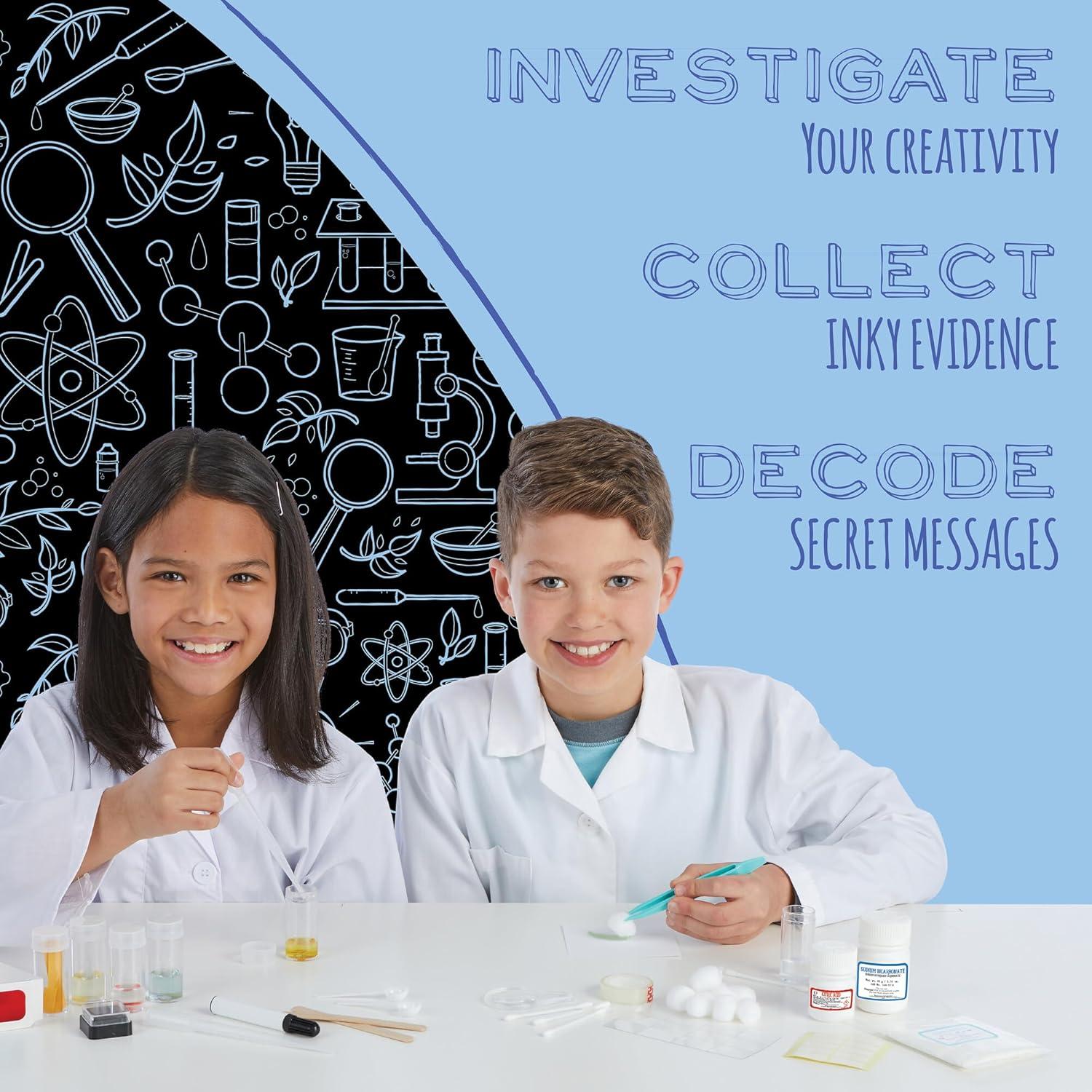 MindWare Science Academy Detective lab, Kids Detective Kit Complete with 7 Forensics and Crime-Scene Investigations