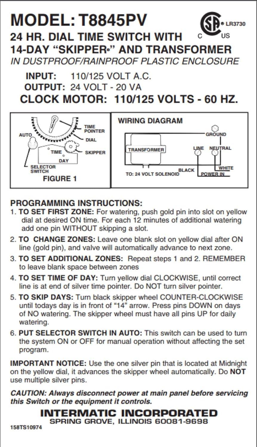 Intermatic Gray Programmable Sprinkler Irrigation Timer with 14-Day Skipper