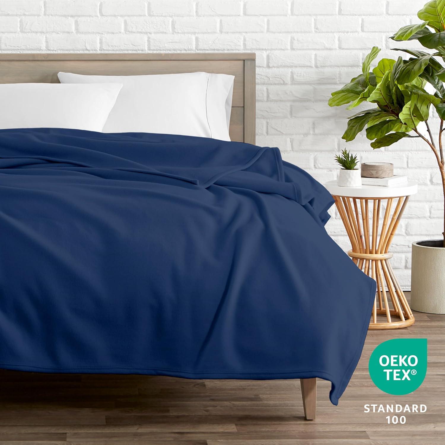 Bare Home Lightweight Polar Fleece Blanket