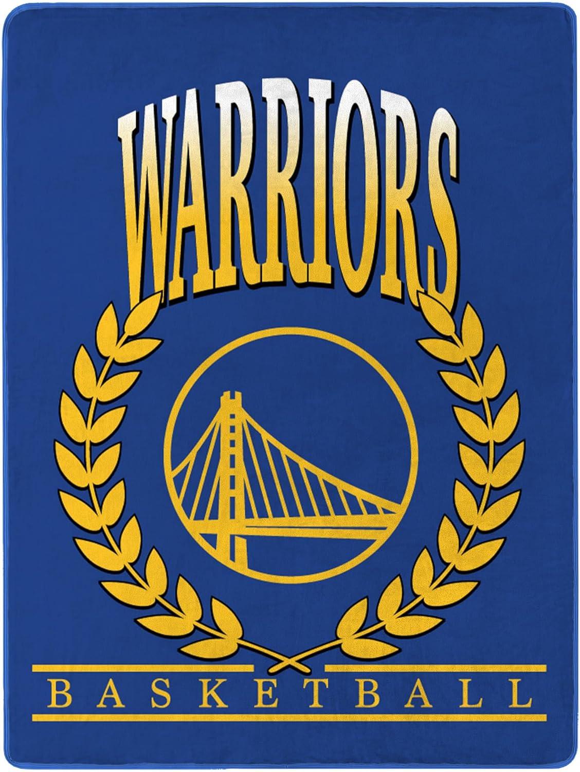 Golden State Warriors  NBA Plateau Silk Touch Throw Blanket 46X60 Inches