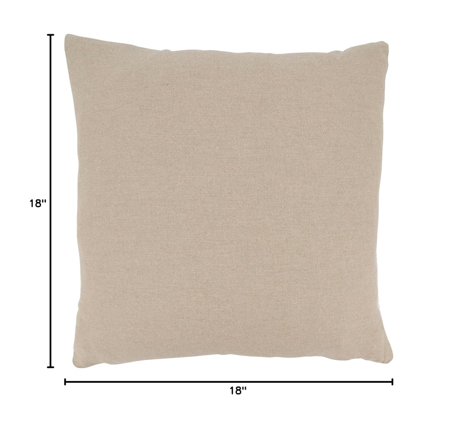 Saro Naviguer Collection Cotton Throw Pillow