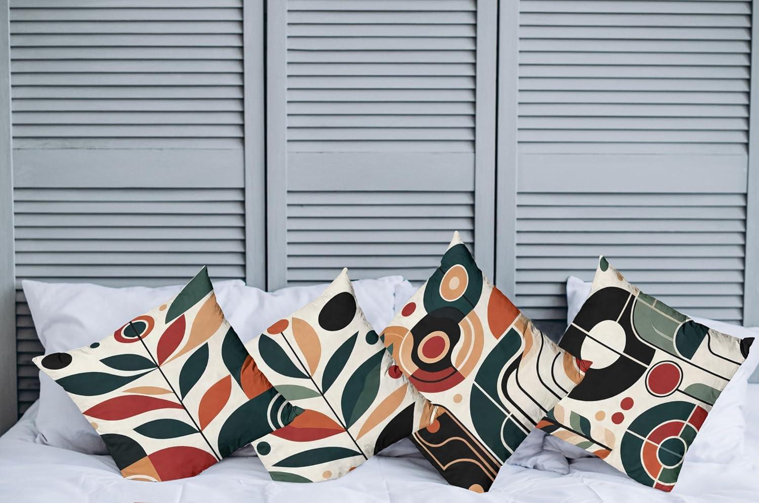 Floral Indoor/Outdoor Pillow Cover (Set of 4)