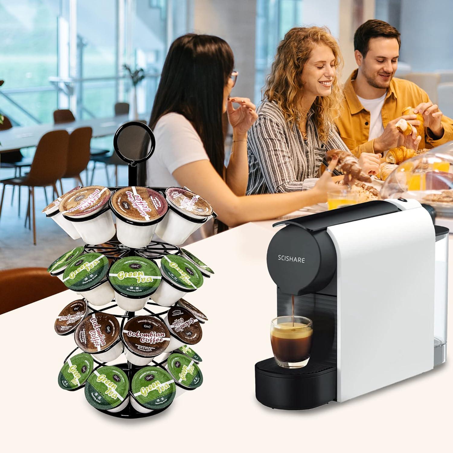 Anadea Carousel Holder and Organizer for 36 Pods - Spins 360 Degrees, Detachable