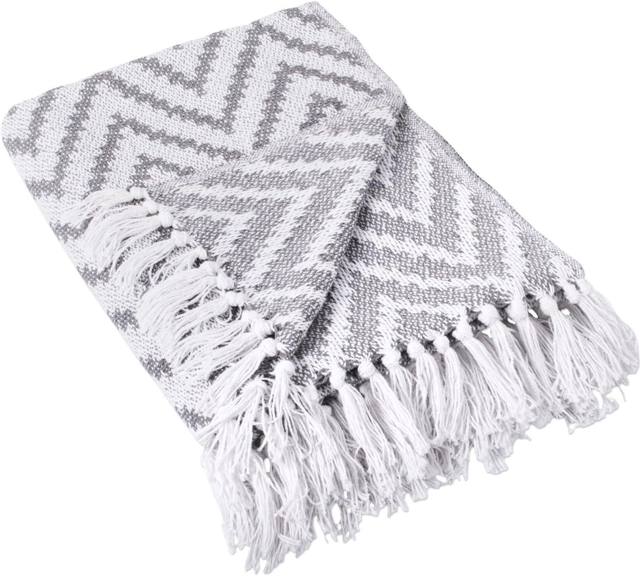 Design Imports Hand Woven Throw Blanket