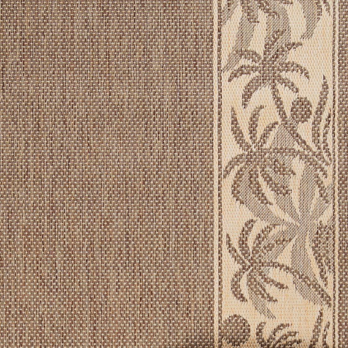 Couristan 5.75' x 9' Beige Island-Inspired Rectangular Area Throw Rug