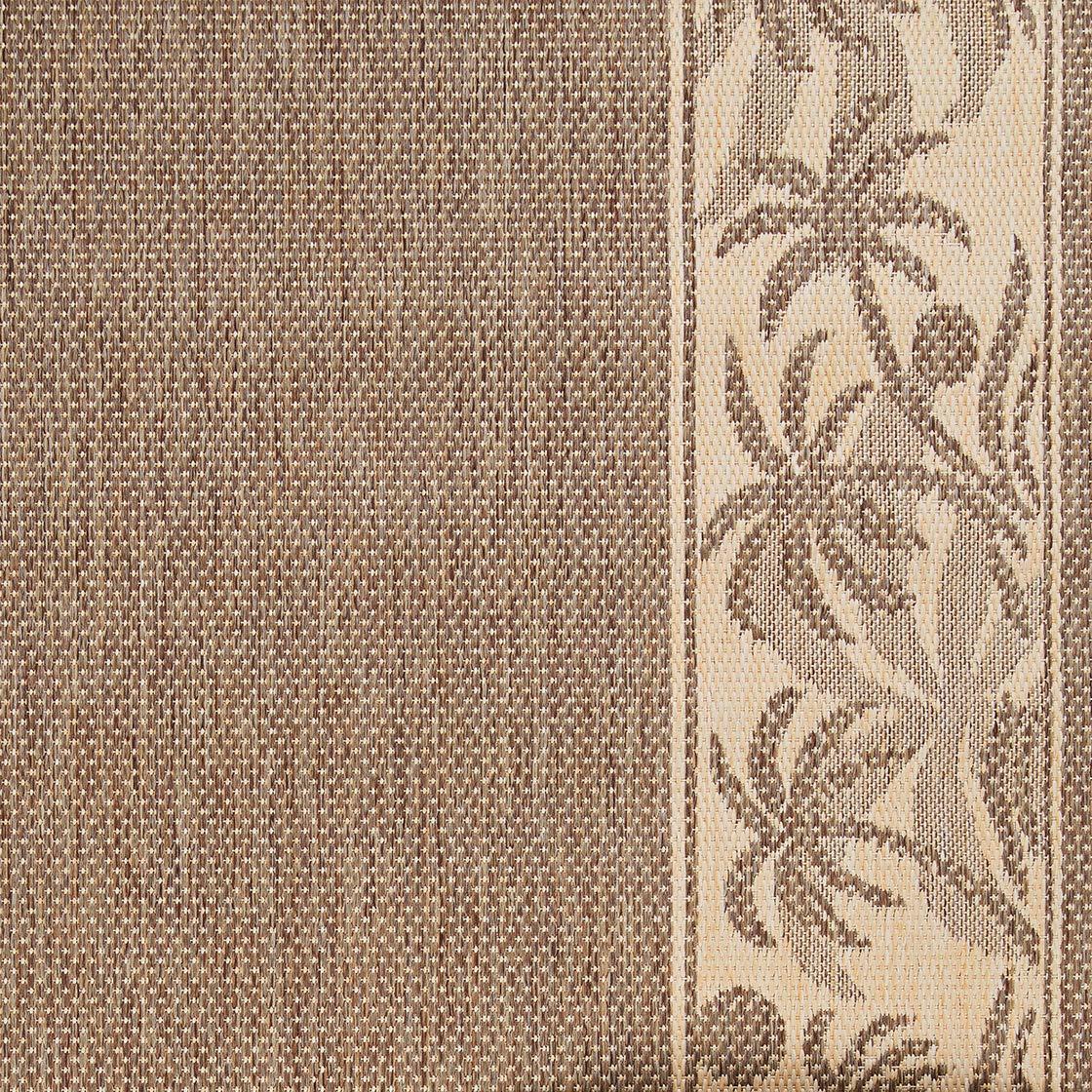 Couristan 5.75' x 9' Beige Island-Inspired Rectangular Area Throw Rug