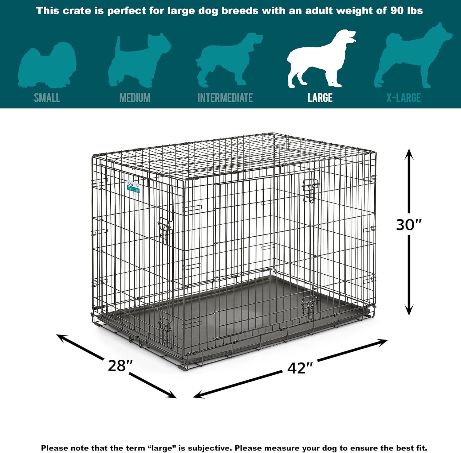 MidWest Homes for Pets Double Door iCrate