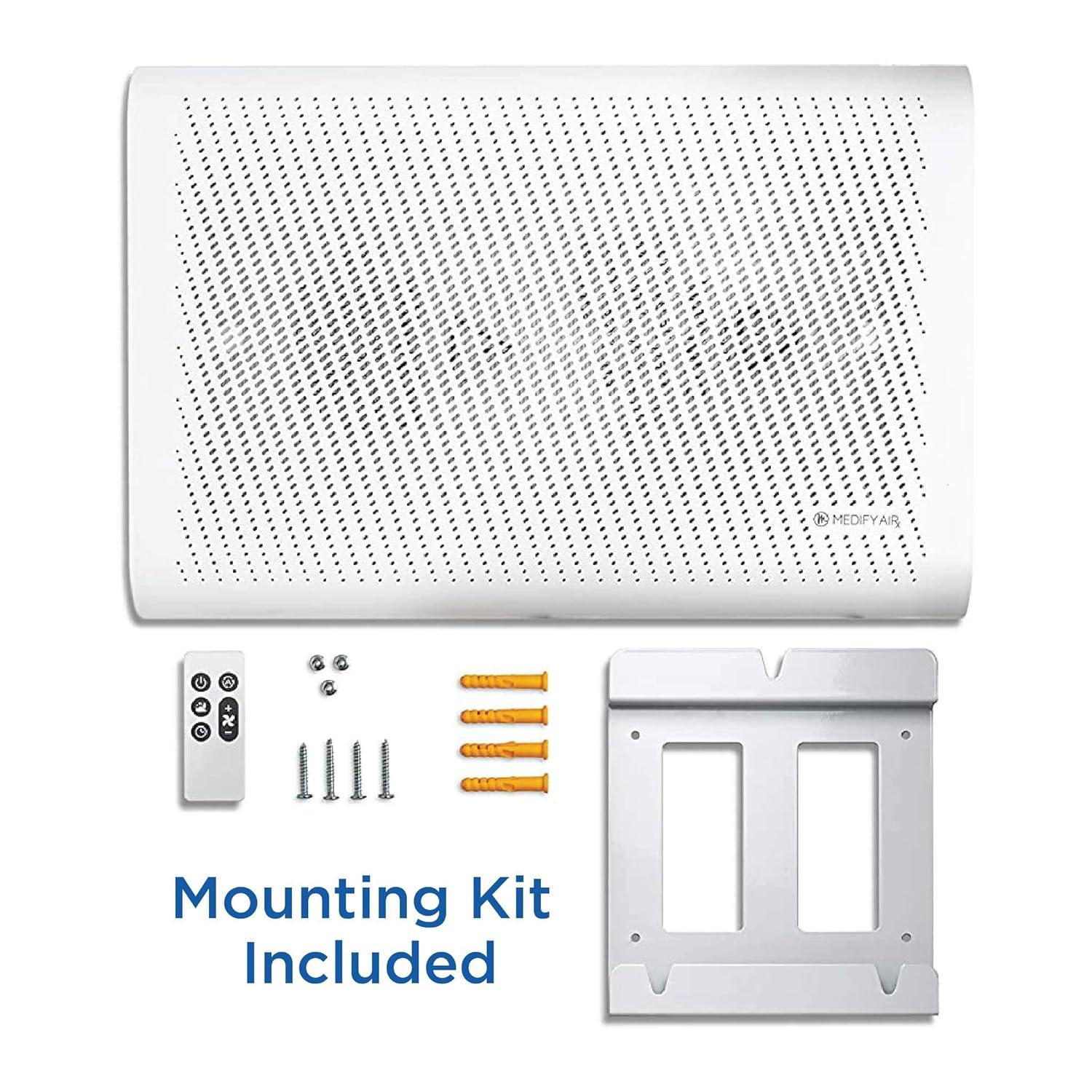 Medify MA-35 Air Purifier with True HEPA H13 Filter | 1,280 ft² Coverage in 1hr for Allergens, Smoke, Wildfires, Odors, Pollen, Pet Dander | Removal to 0.1 Microns | Silver, 1-Pack