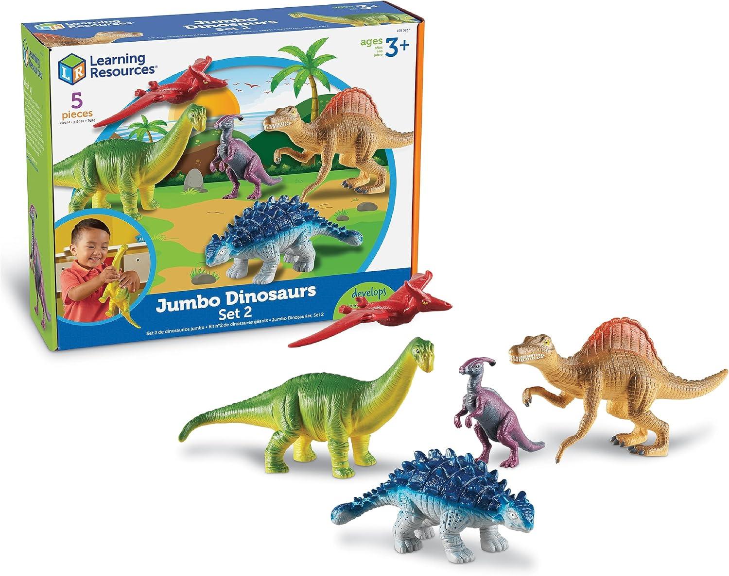 Learning Resources Jumbo Dinosaurs Set 2 - 5pc