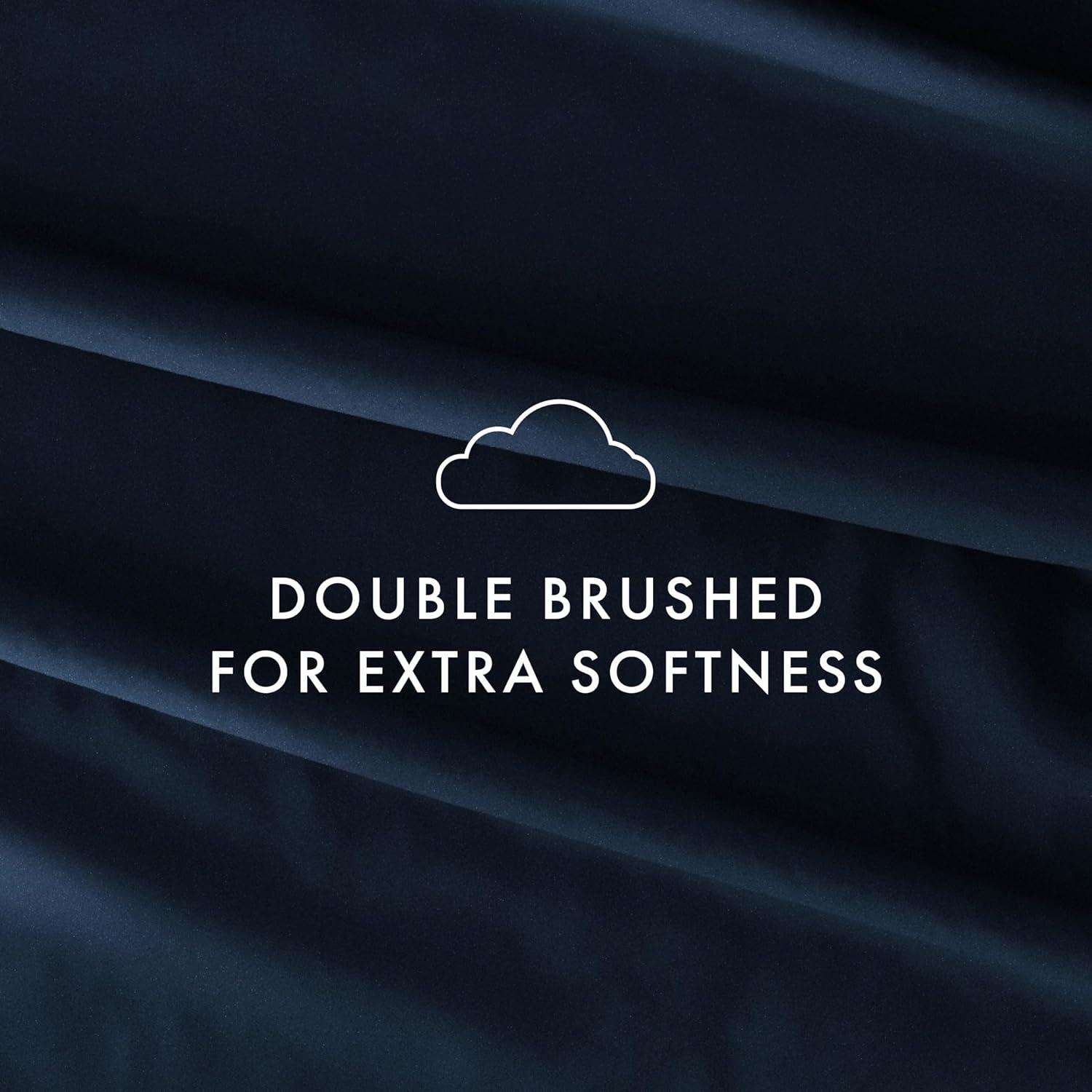 Simply Soft Brushed Microfiber Solid 6 Piece Sheet Set