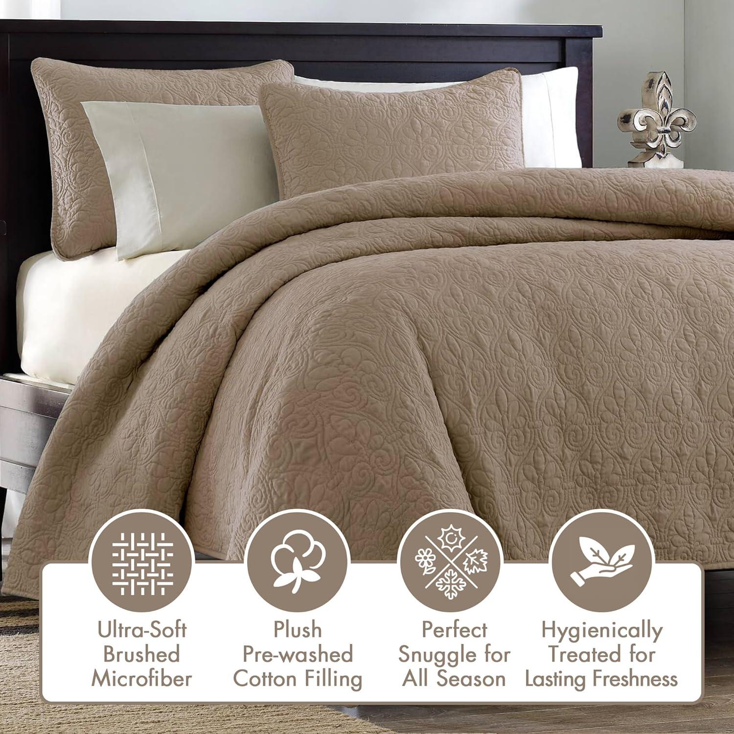 Madison Park Quebec Reversible Quilt Set