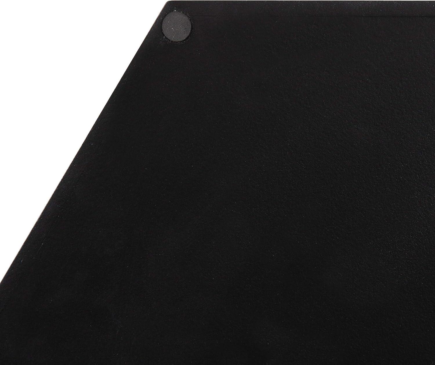 Kate and Laurel Lipton Tray, 18x18, Black and Silver
