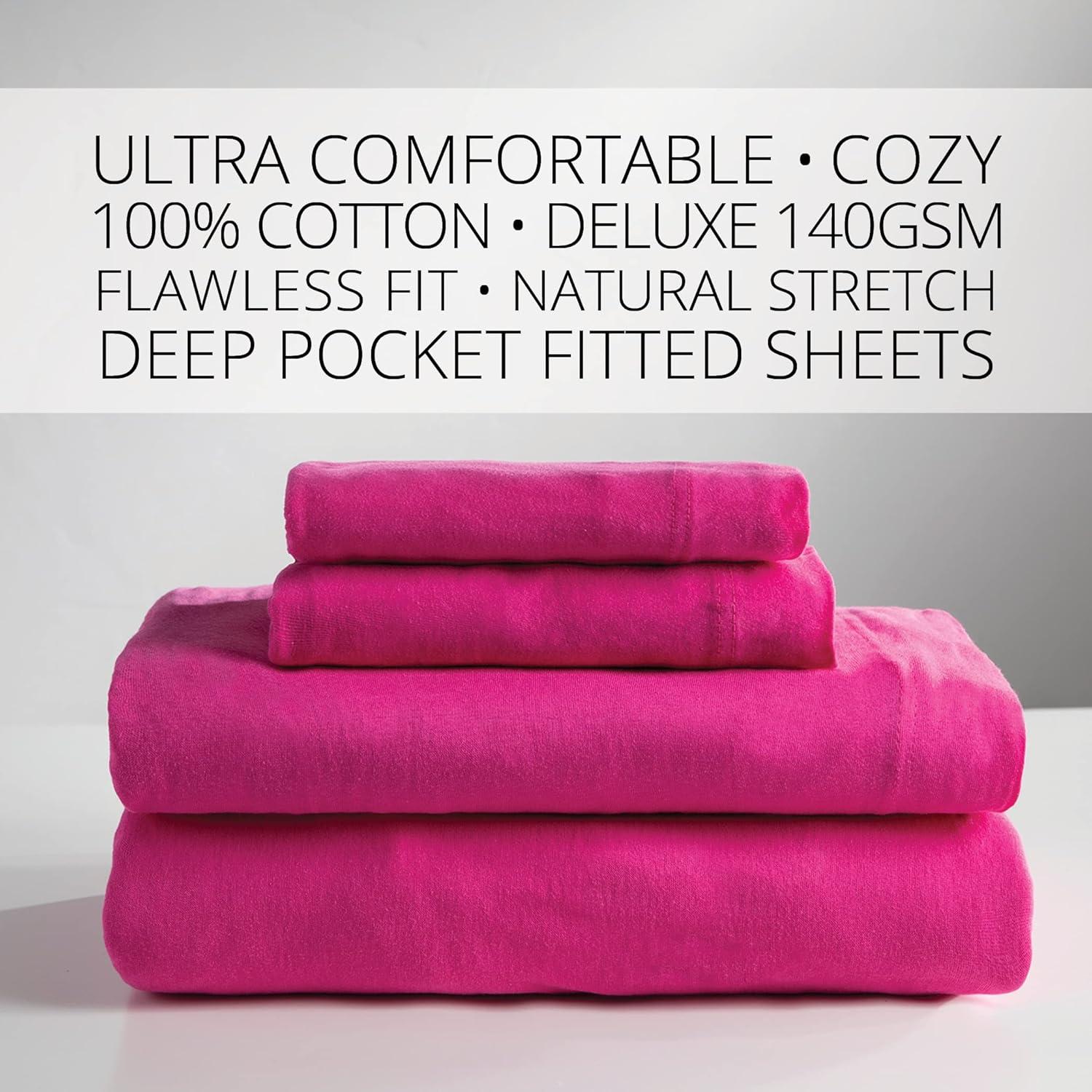 Soft & Cozy Cotton Jersey Sheet Set
