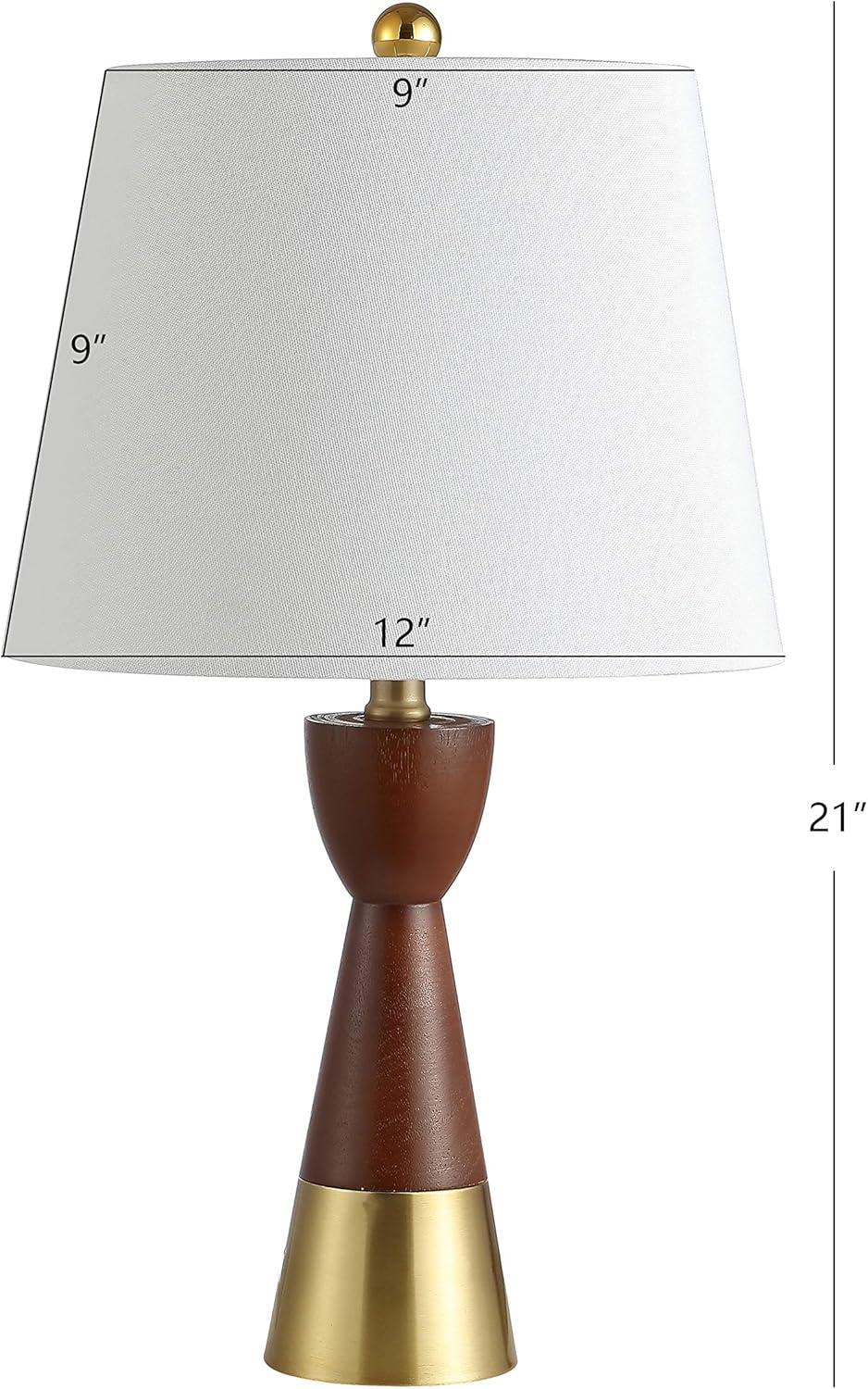 Renni Table Lamp (Set of 2) - Brown/Brass Gold - Safavieh.