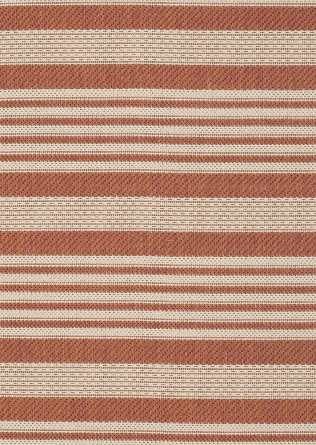 Courtyard CY6062 Power Loomed Indoor/Outdoor Accent Rug - Terracotta/Beige - 2'x3'7" - Safavieh.