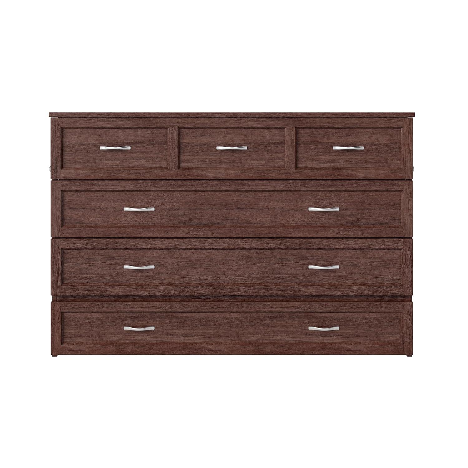 Queen Deerfield Murphy Bed Chest with Charging Station - AFI Atlantic Furniture
