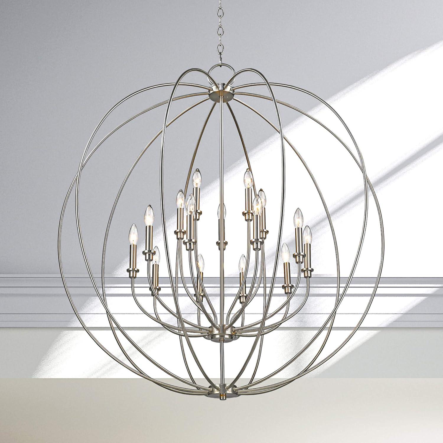 Livex Lighting - Milania - 15 Light Foyer Chandelier in Farmhouse Style - 42