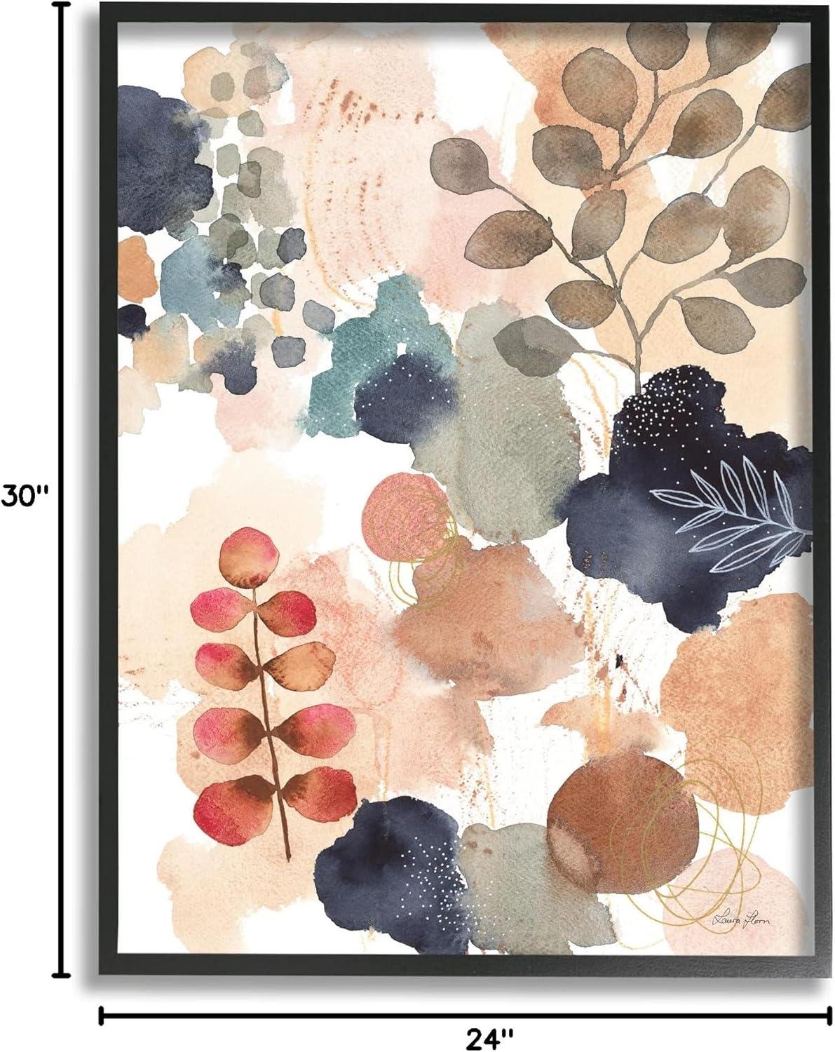 Stupell Industries Abstract Botanical Shape Collage Modern Boho Painting by Laura Horn - Painting