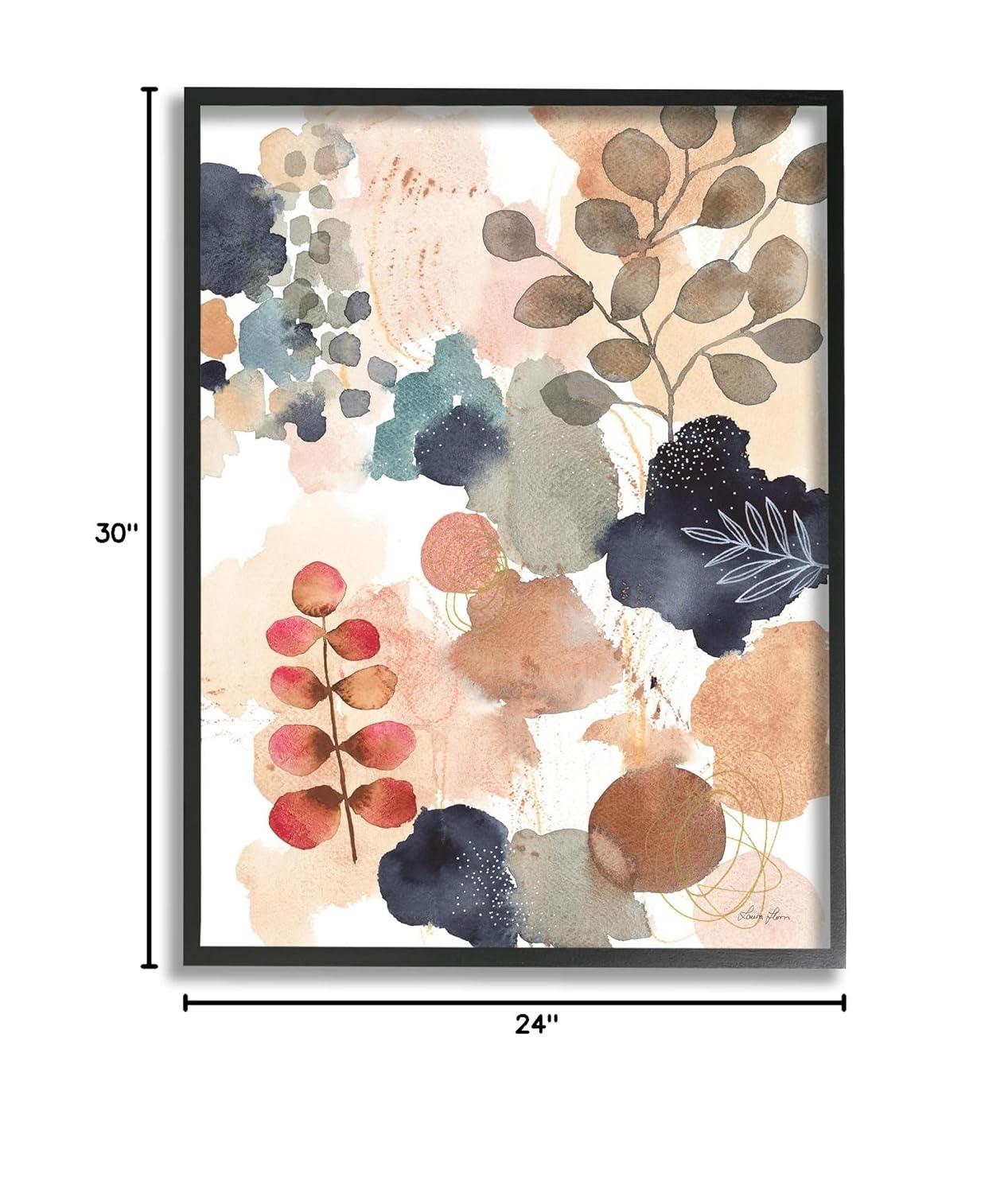 Stupell Industries Abstract Botanical Shape Collage Modern Boho Painting by Laura Horn - Painting