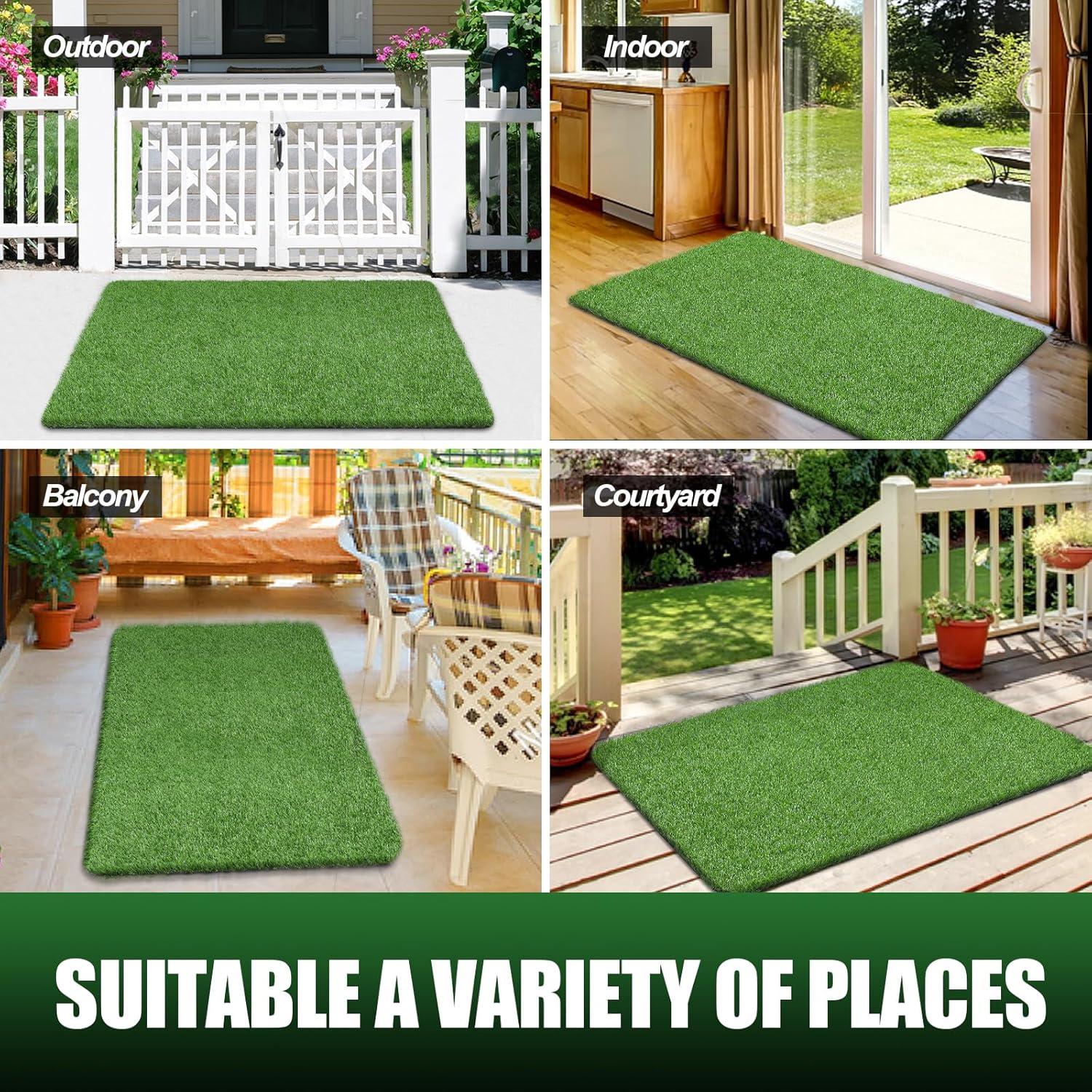 SHACOS Artificial Grass Turf Rugs and Rolls