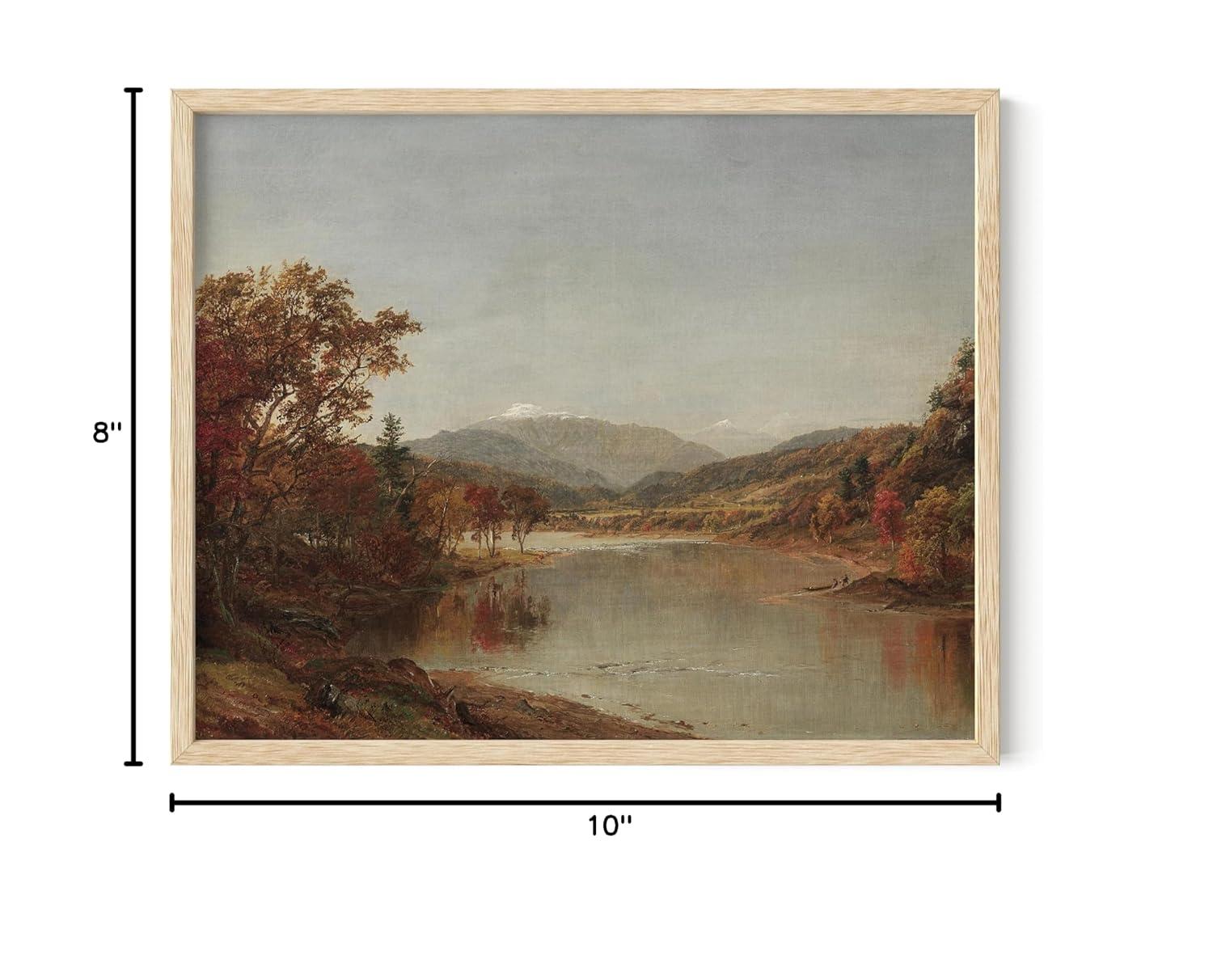 HAUS AND HUES Vintage French Landscape Art – Country Decor, Modern Farmhouse Wall Art, and Rustic Paintings for Home Decoration (Unframed 8x10)