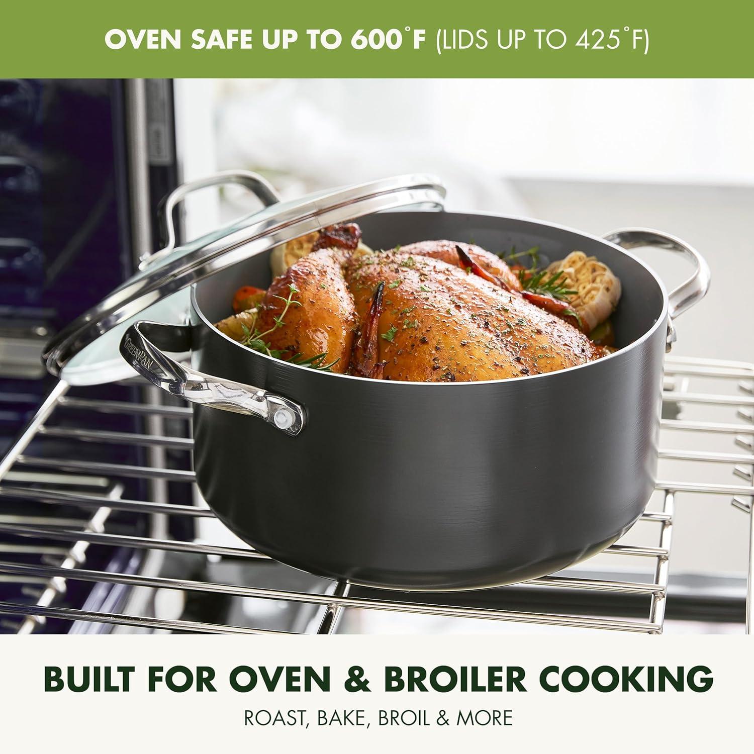 GreenPan Valencia Pro Healthy Ceramic Nonstick 13-Piece Cookware Set
