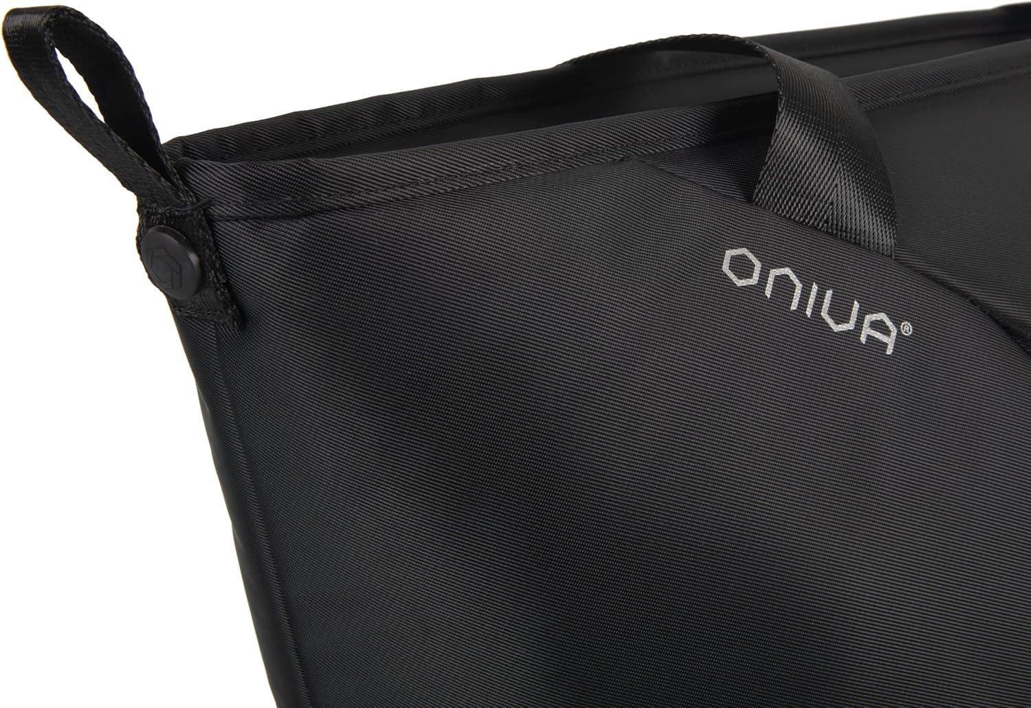 Carbon Black Insulated Recycled Material Cooler Tote Bag