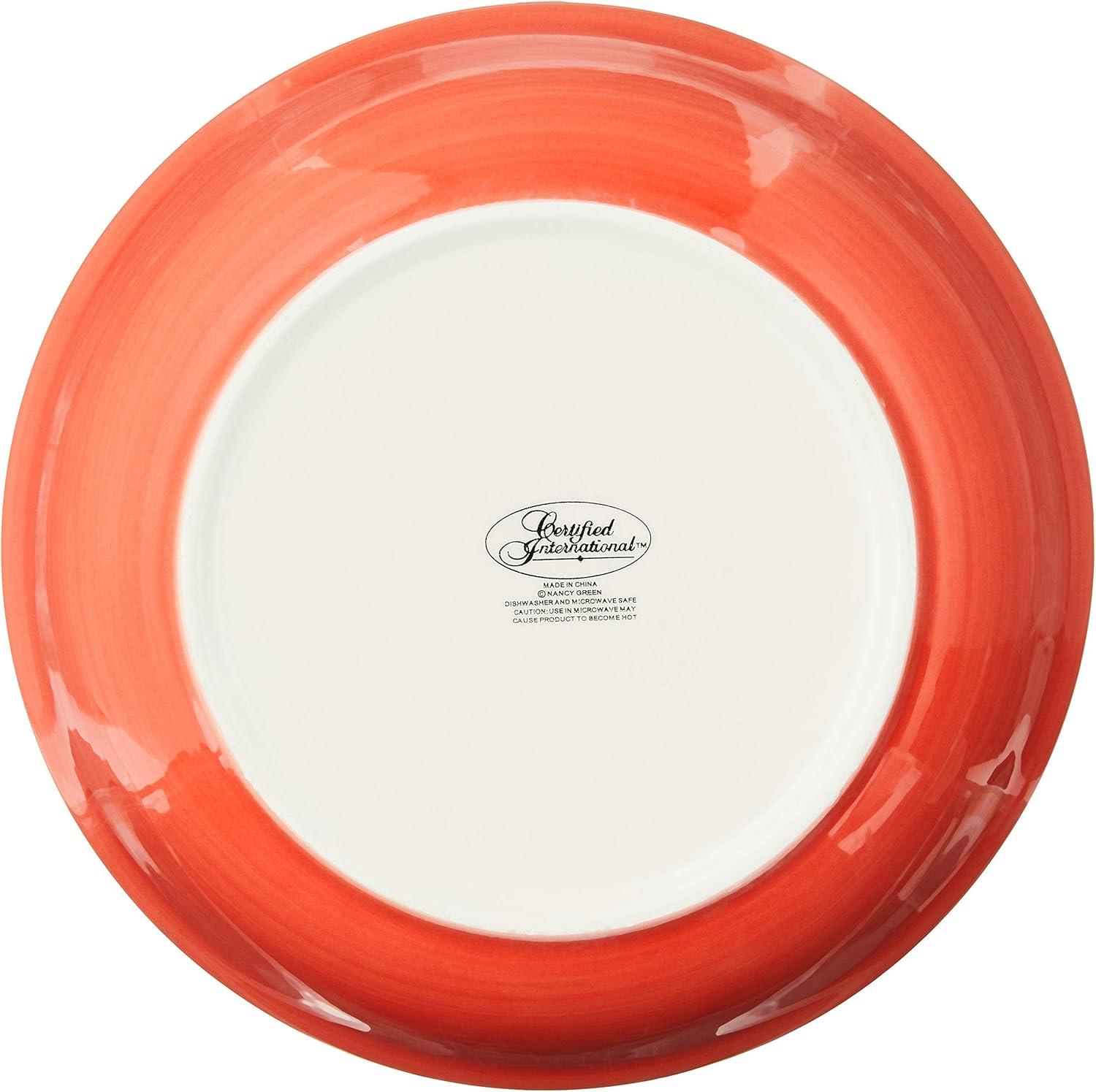 Certified International Certified International Tequila Sunrise Soup/Pasta Bowl (Set of 4)