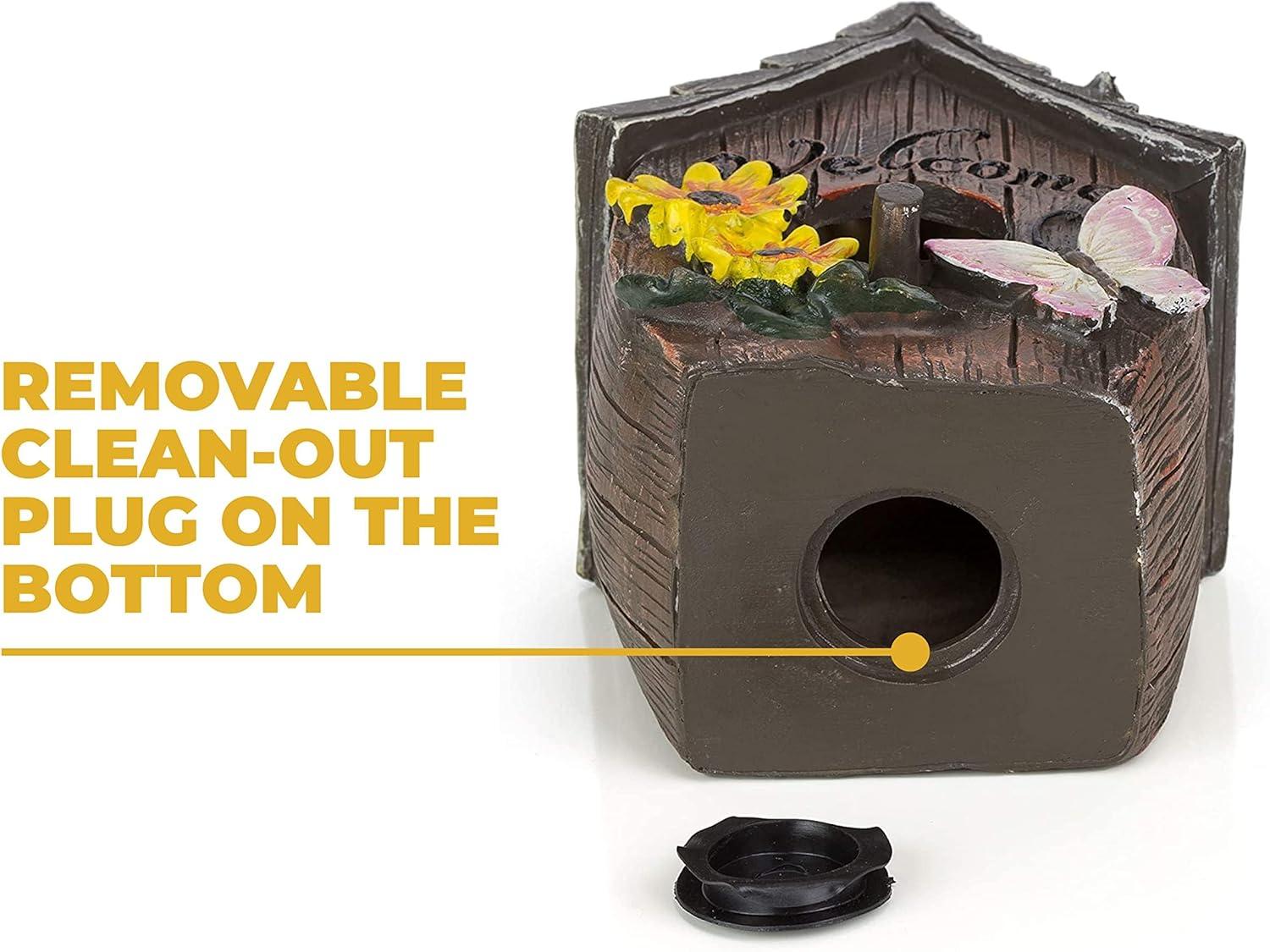 Dawhud Direct Hand-Painted Bird Houses for Outdoors Decorative Birdhouses