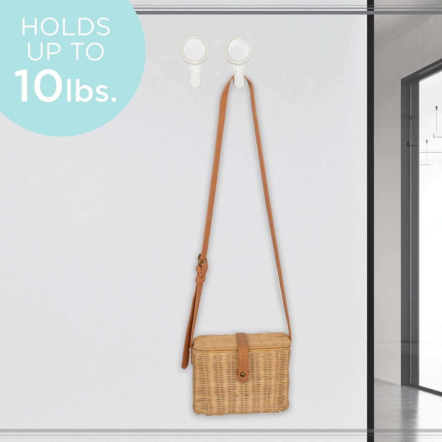 Bath Bliss 2 Pack Gel-Suction Power Hooks - 4.5"x 2.5"x 1.7"