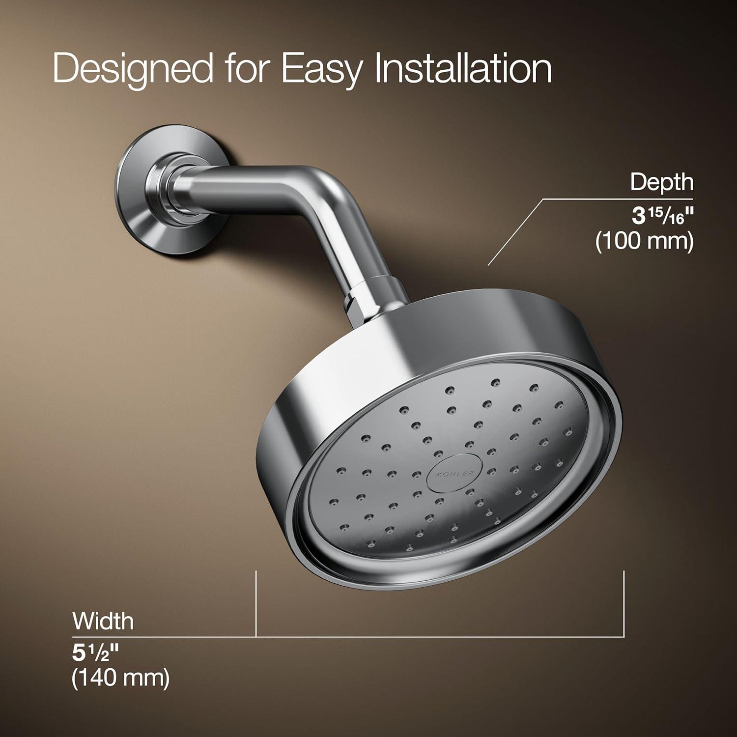 Purist 1.75 GPM Single-Function Showerhead with Katalyst Air-Induction Technology