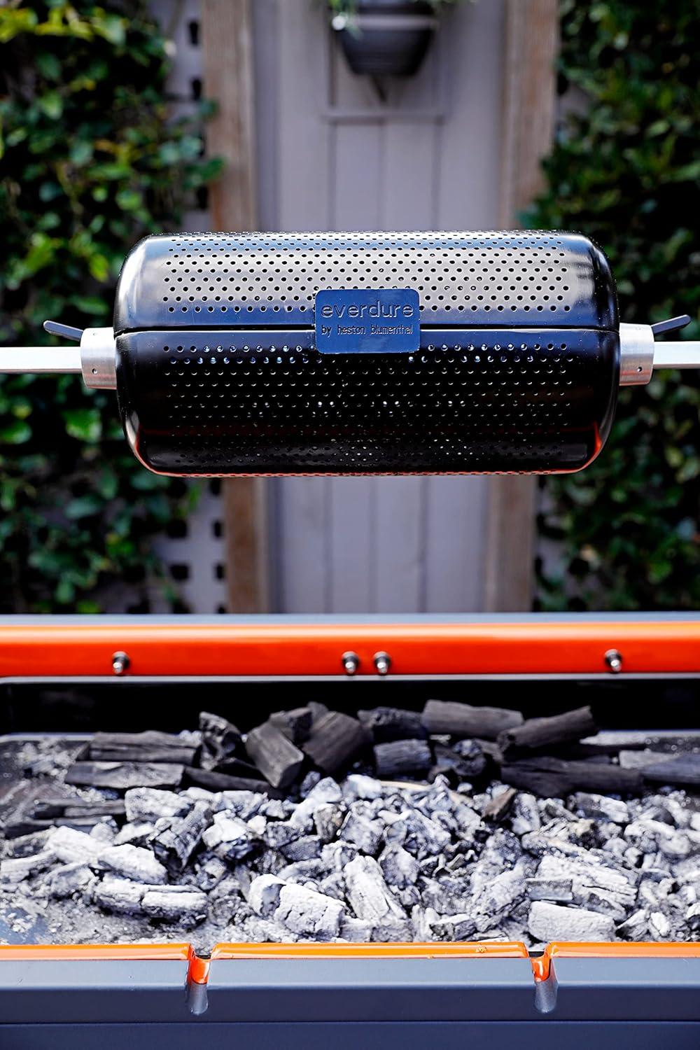 Universal Grill Rotisserie Basket For Vegetables, Meat and Fish