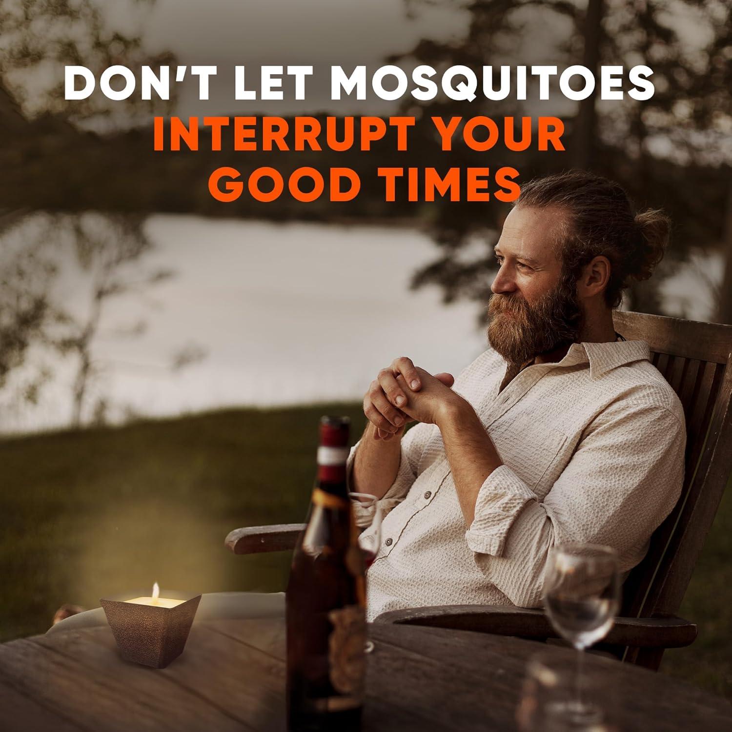 OFF! 18oz Citronella Candle Outdoor Bug Deterrent Mosquito Candle - 18oz